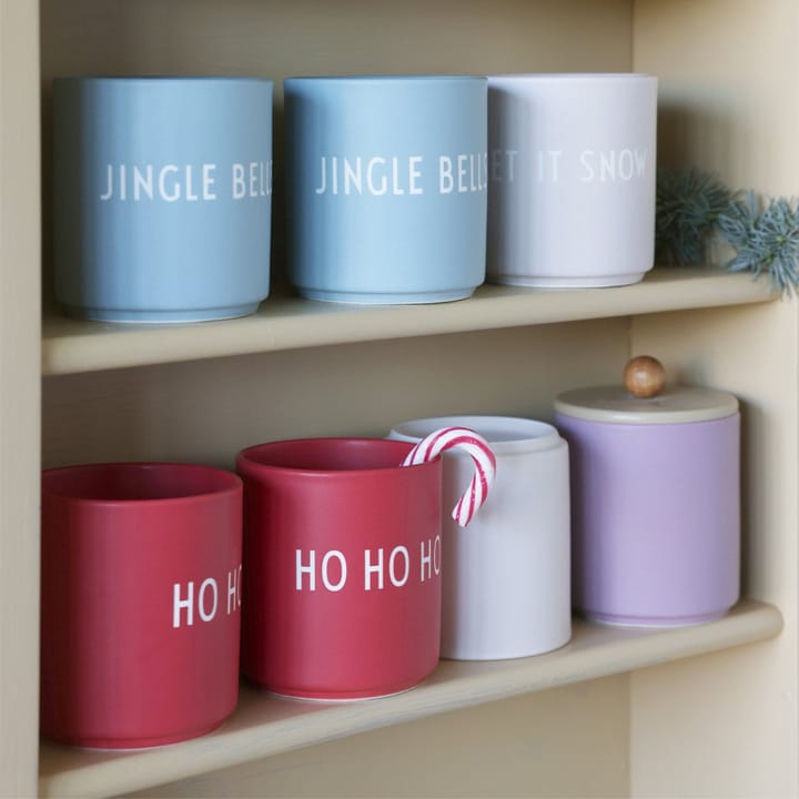 Taza favorita Design Letters 25 cl, Jingle bells-light blue Design Letters