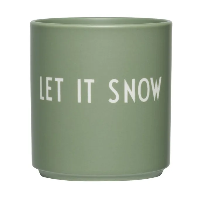 Taza favorita Design Letters 25 cl, Let it snow Design Letters