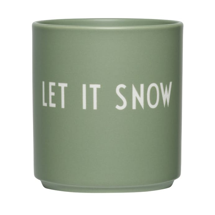 Taza favorita Design Letters 25 cl - Let it snow - Design Letters