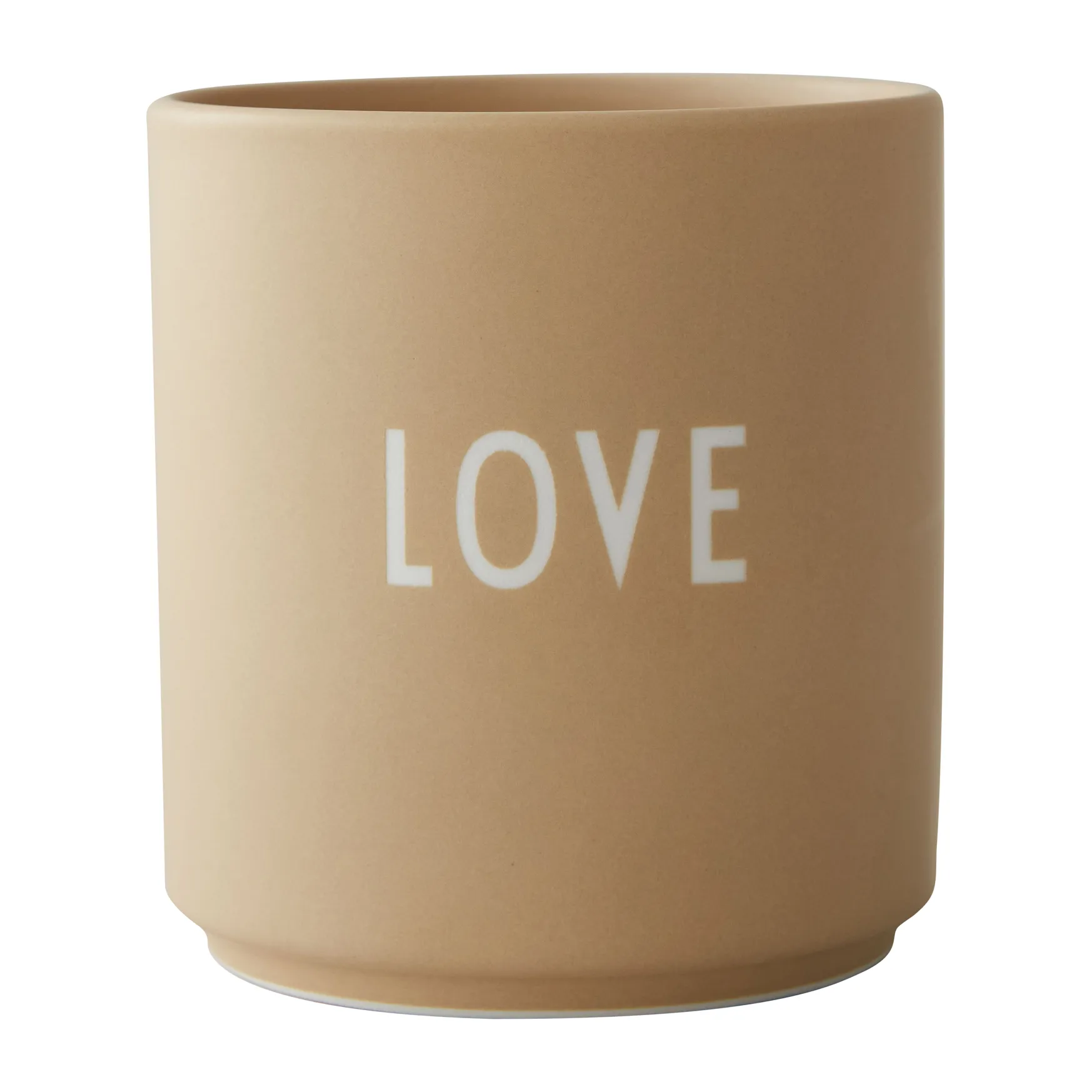 Taza favorita Design Letters 25 cl, Love-beige Design Letters