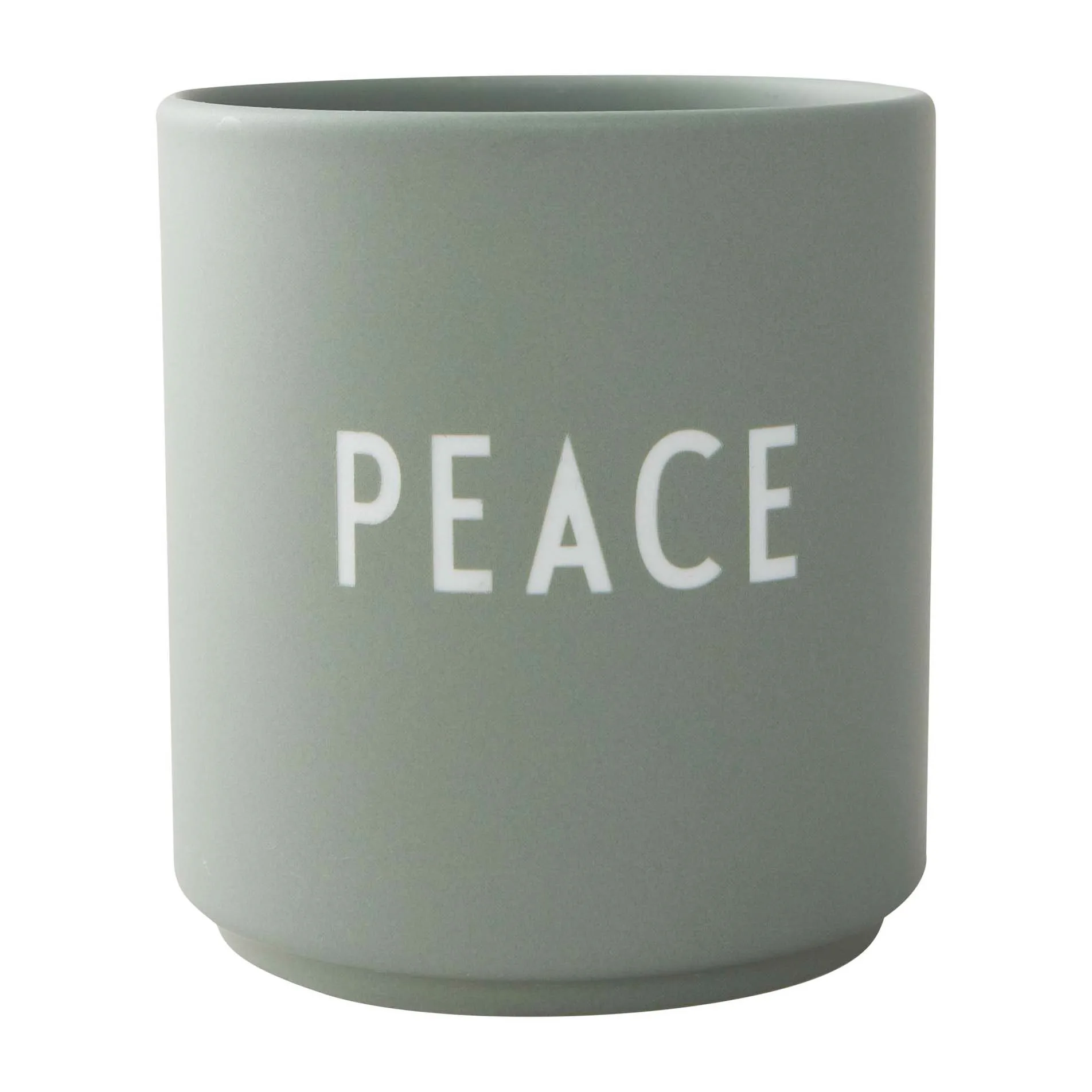 Taza favorita Design Letters 25 cl, Peace-green Design Letters