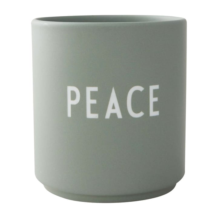 Taza favorita Design Letters 25 cl - Peace-green - Design Letters