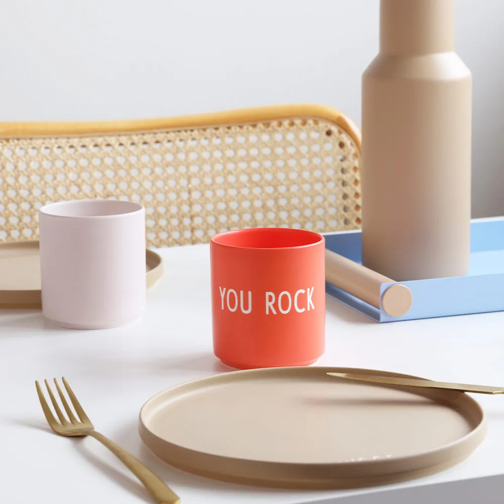 Taza favorita Design Letters 25 cl, Red, Fashion Colour Collection Design Letters