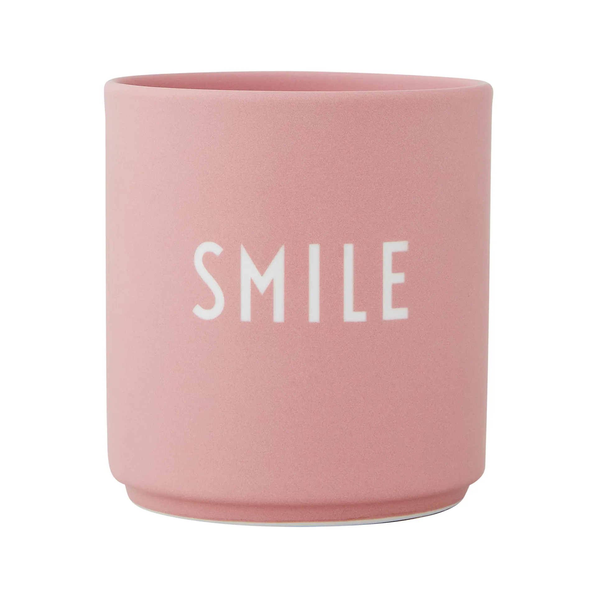 Taza favorita Design Letters 25 cl, Smile-old rose Design Letters