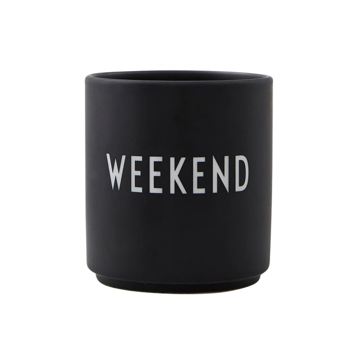 Taza favorita Design Letters 25 cl - Weekend-black - Design Letters