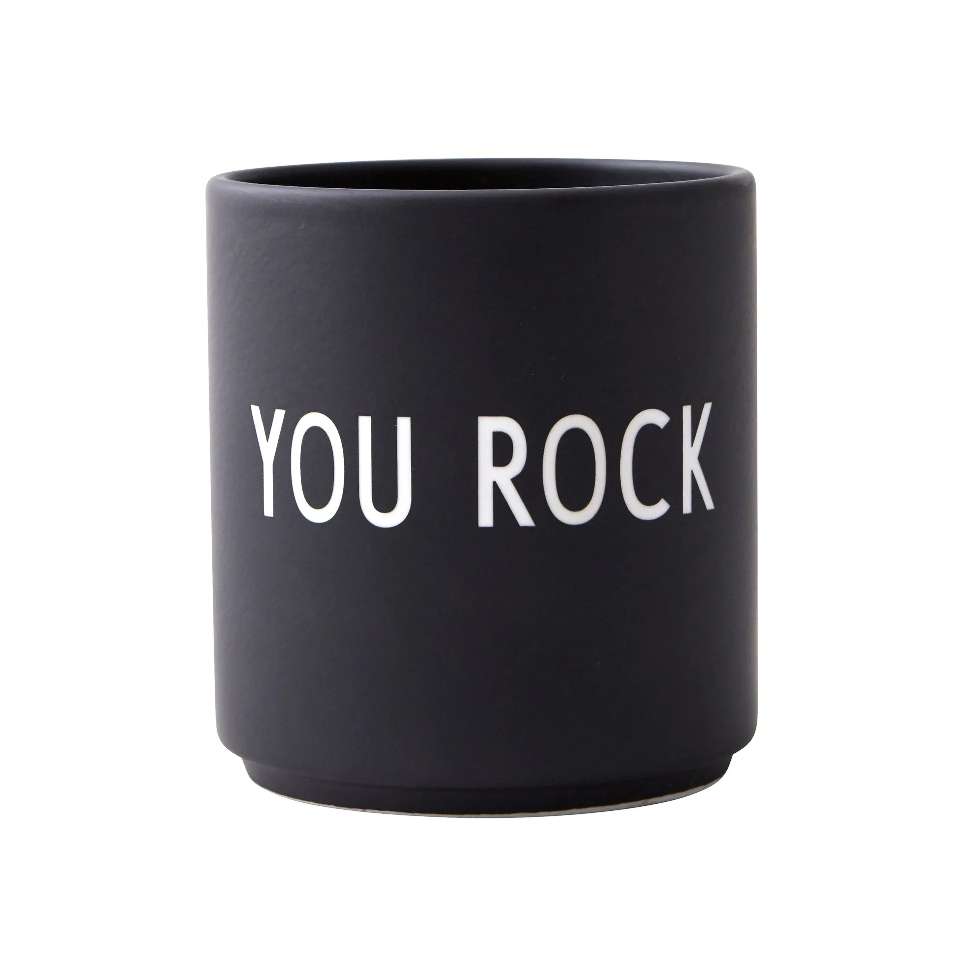 Taza favorita Design Letters 25 cl, You rock-black Design Letters