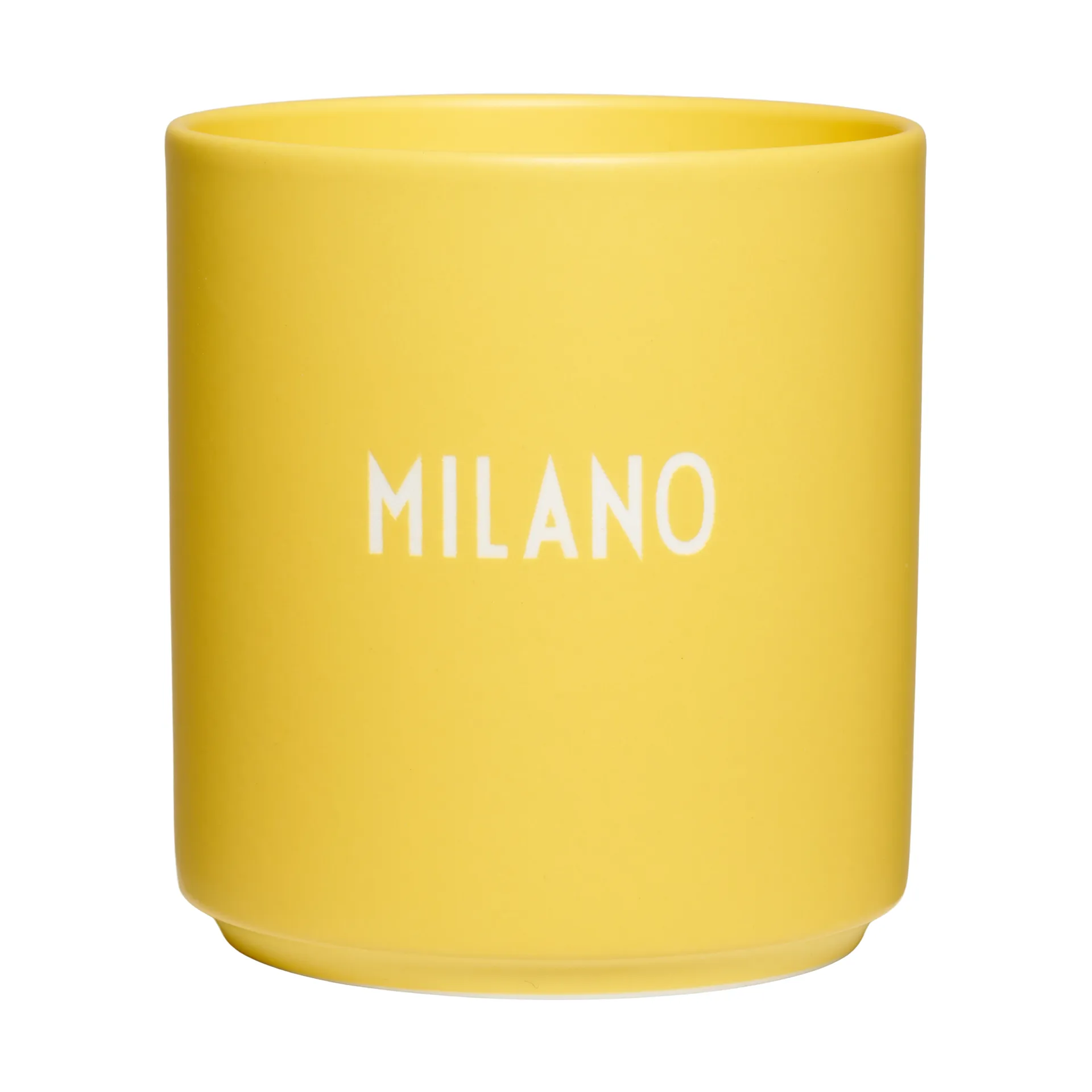 Taza favorita Design Letters International 25 cl, Milano-yellow Design Letters