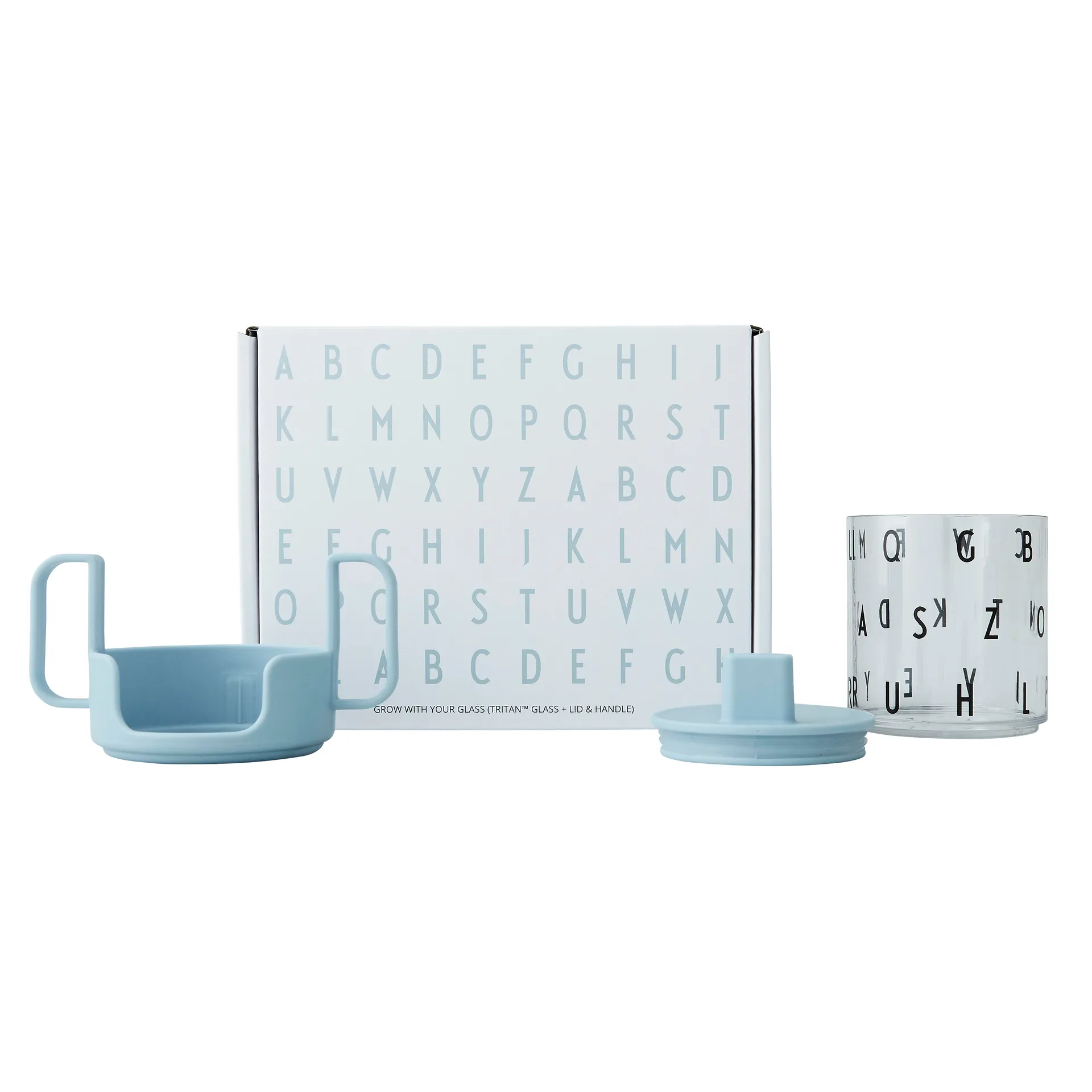 Taza Grow with your cup, azul claro Design Letters
