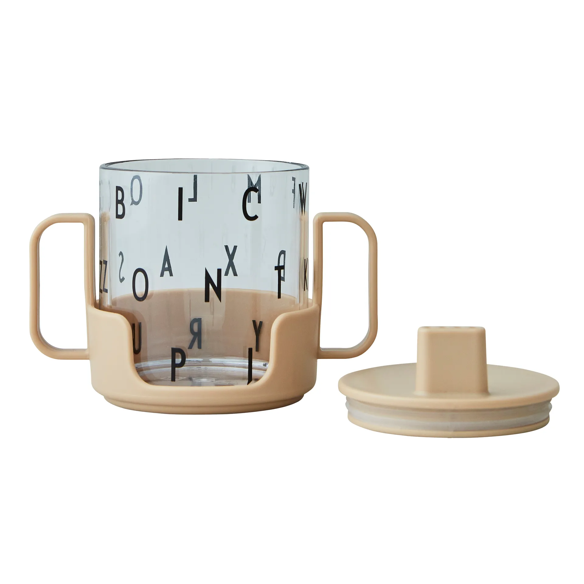 Taza Grow with your cup, Beige Design Letters