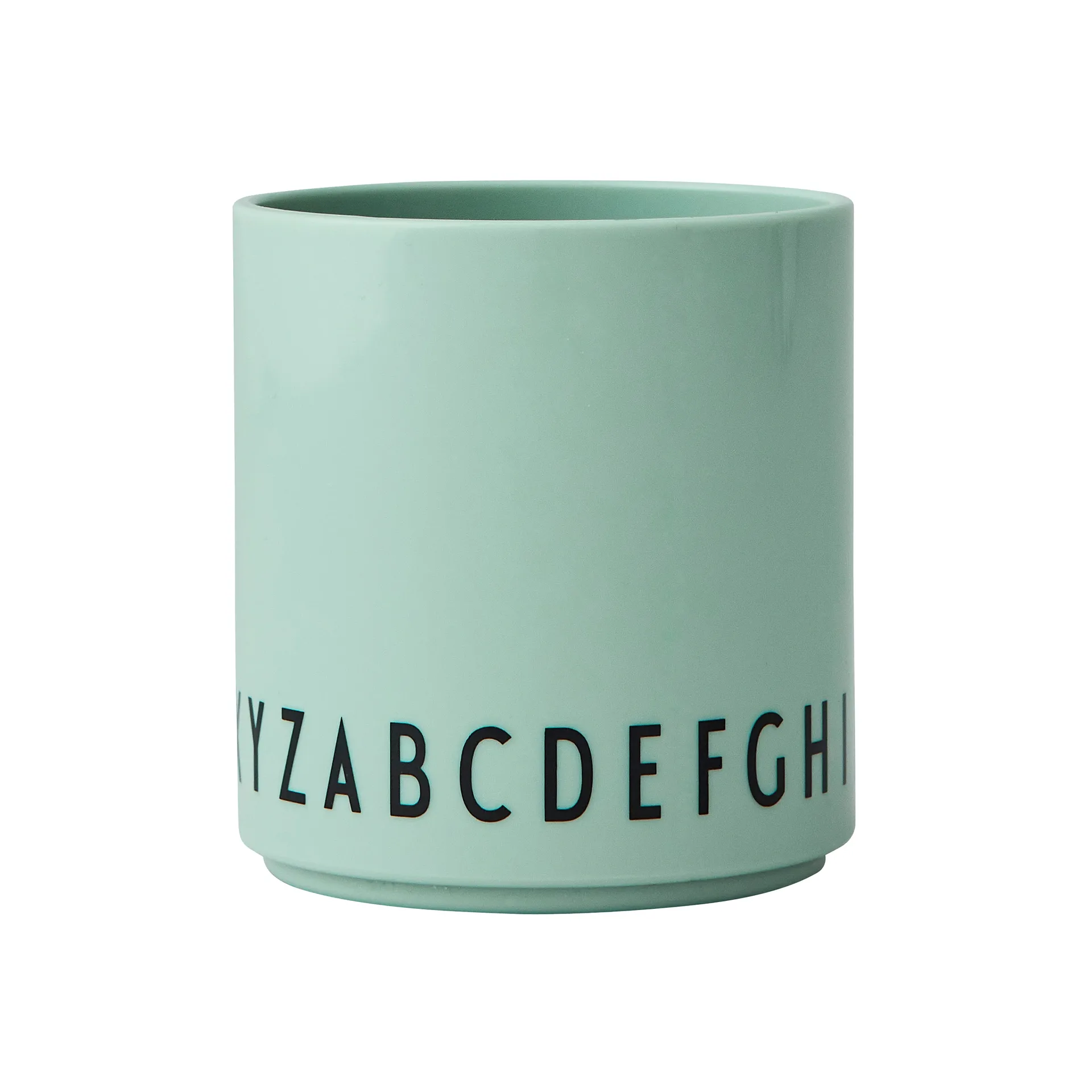 Taza infantil Eat & Learn, verde Design Letters