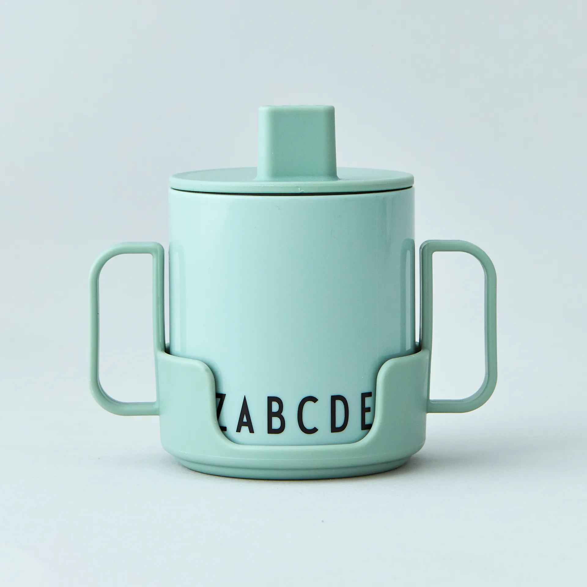 Taza infantil Eat & Learn, verde Design Letters