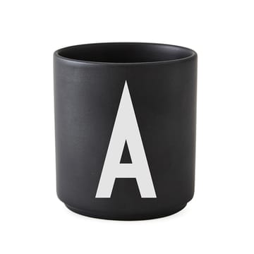 Taza negra Design Letters - A - Design Letters