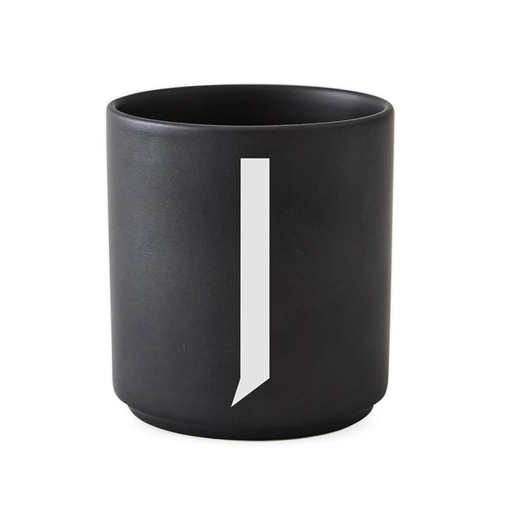 Taza negra Design Letters - J - Design Letters