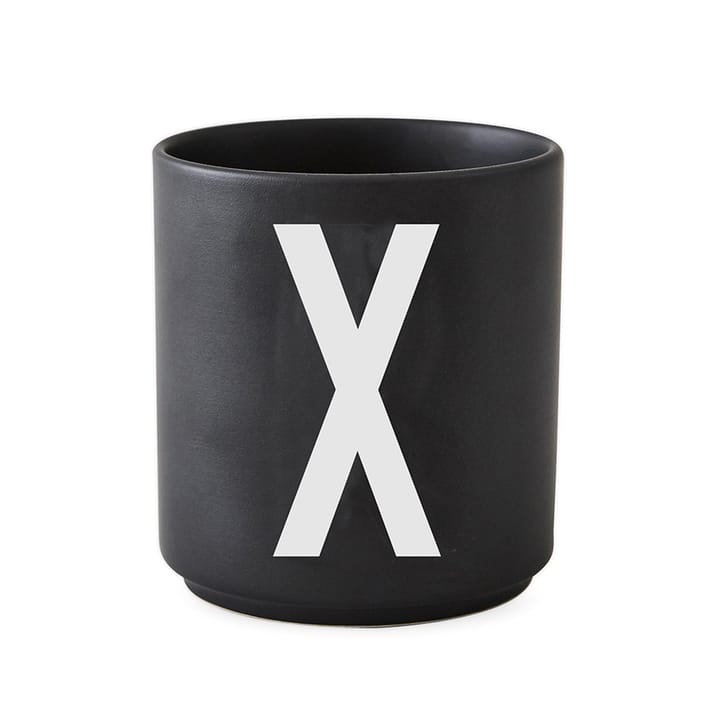 Taza negra Design Letters - X - Design Letters