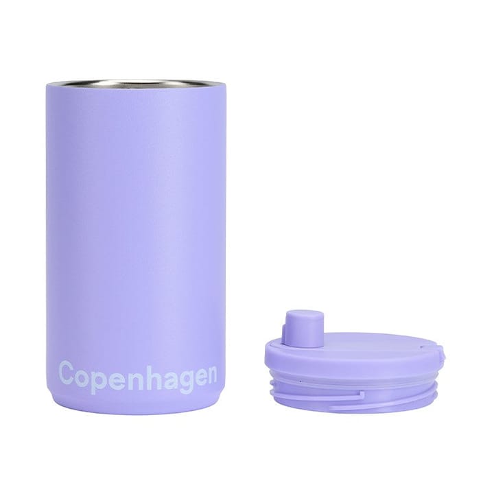 Taza portátil Design Letters 35 cl, Blue Design Letters