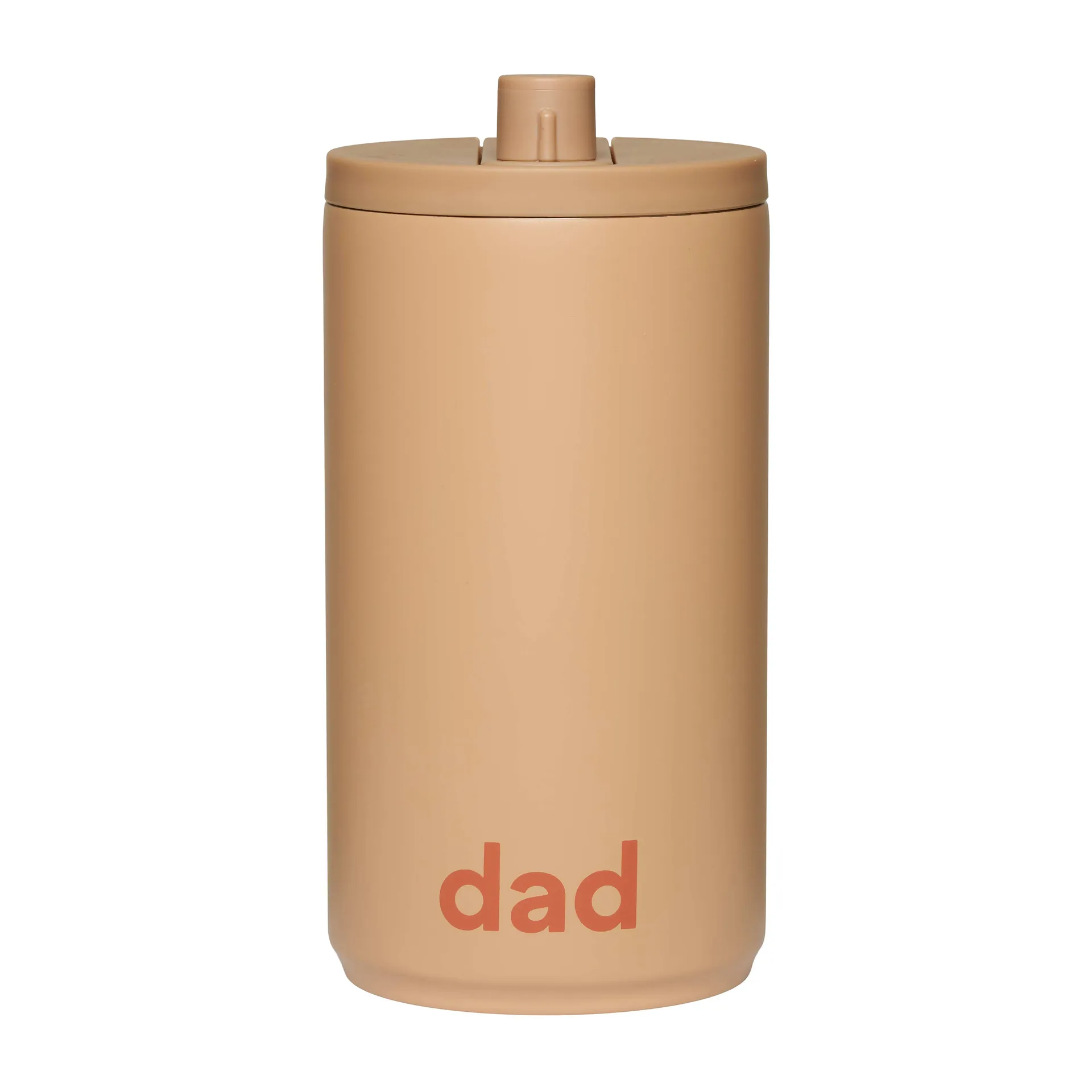 Taza portátil Design Letters 35 cl, Dad-beige Design Letters