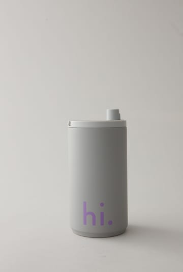 Taza portátil Design Letters 35 cl - Hi-cool gray - Design Letters