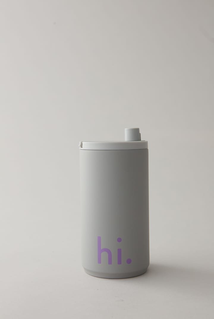 Taza portátil Design Letters 35 cl, Hi-cool gray Design Letters