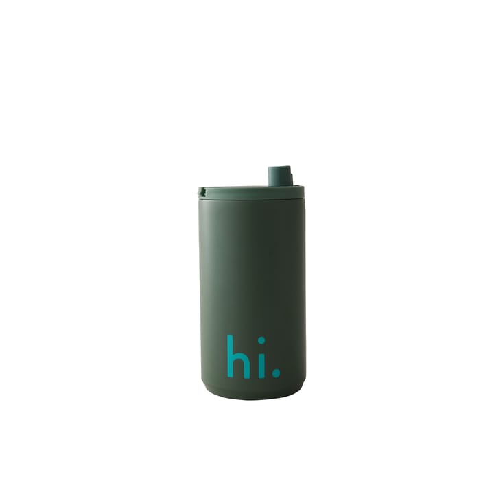 Taza portátil Design Letters 35 cl - Hi-myrtle green - Design Letters