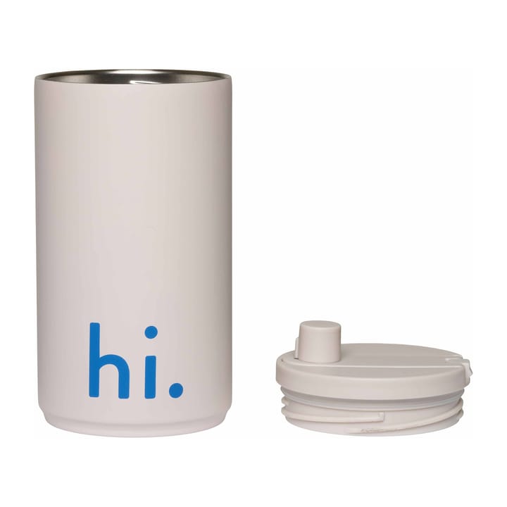 Taza portátil Design Letters 35 cl, Hi-pastel beige Design Letters
