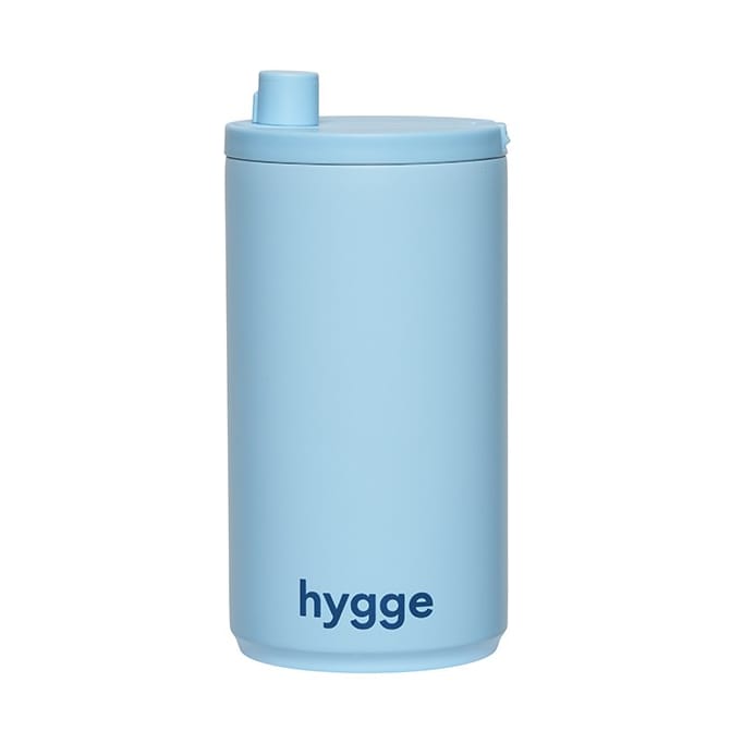 Taza portátil Design Letters 35 cl - Hygge-Azul claro - Design Letters