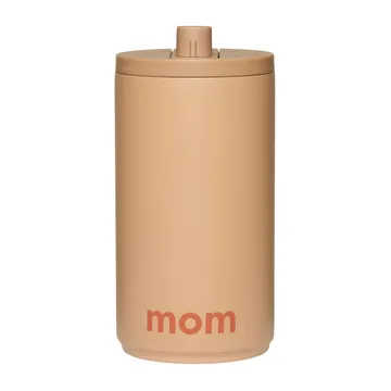 Taza portátil Design Letters 35 cl - Mom-beige - Design Letters
