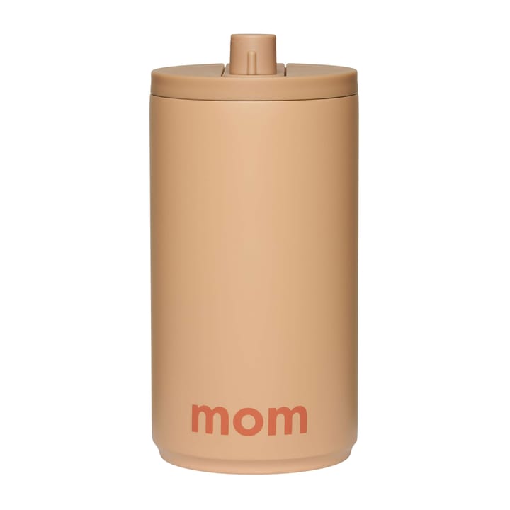 Taza portátil Design Letters 35 cl - Mom-beige - Design Letters