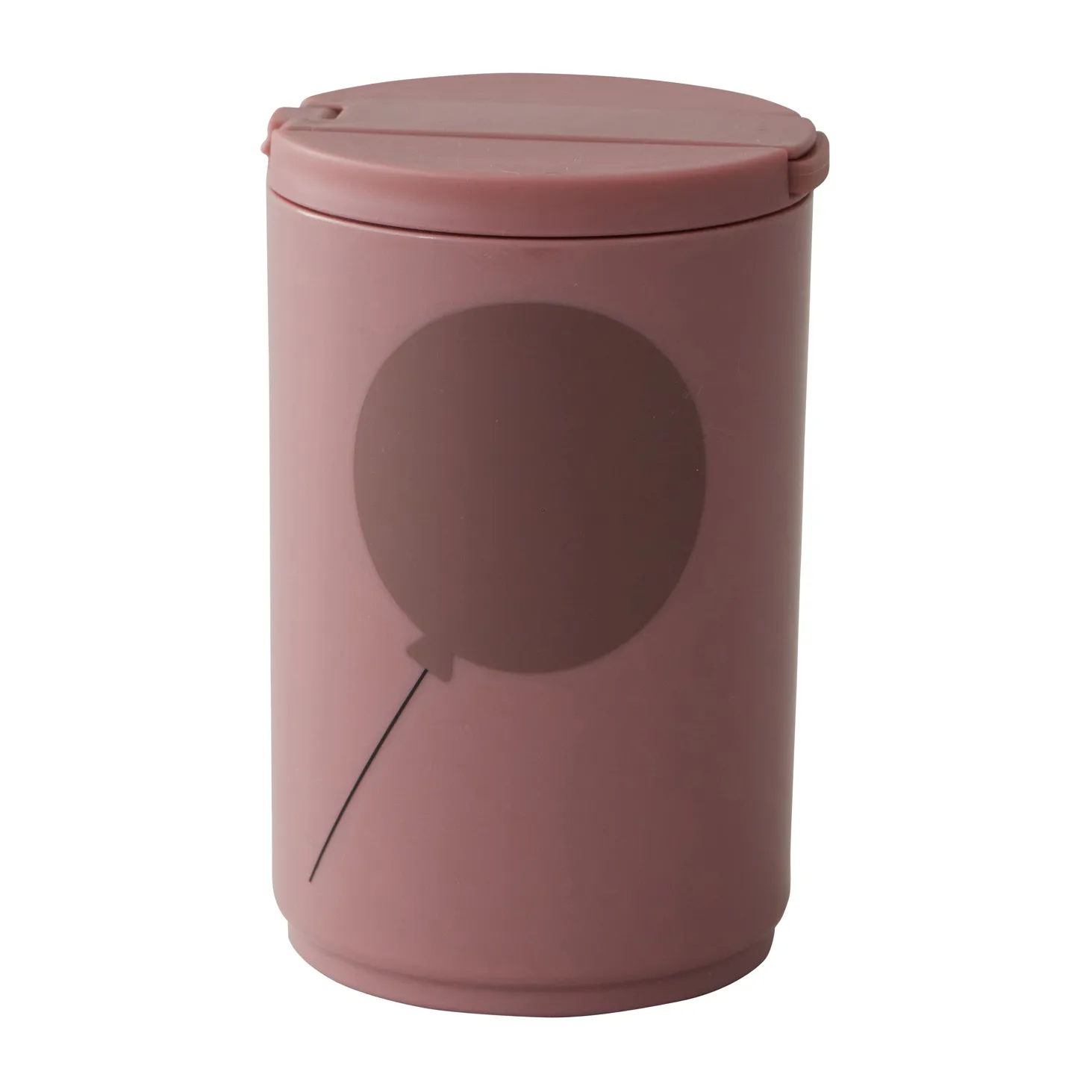 Taza térmica con pajita Design Letters 33 cl, Ash rose Design Letters