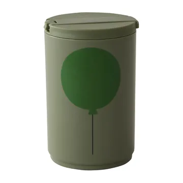 Taza térmica con pajita Design Letters 33 cl - Forest Green - Design Letters