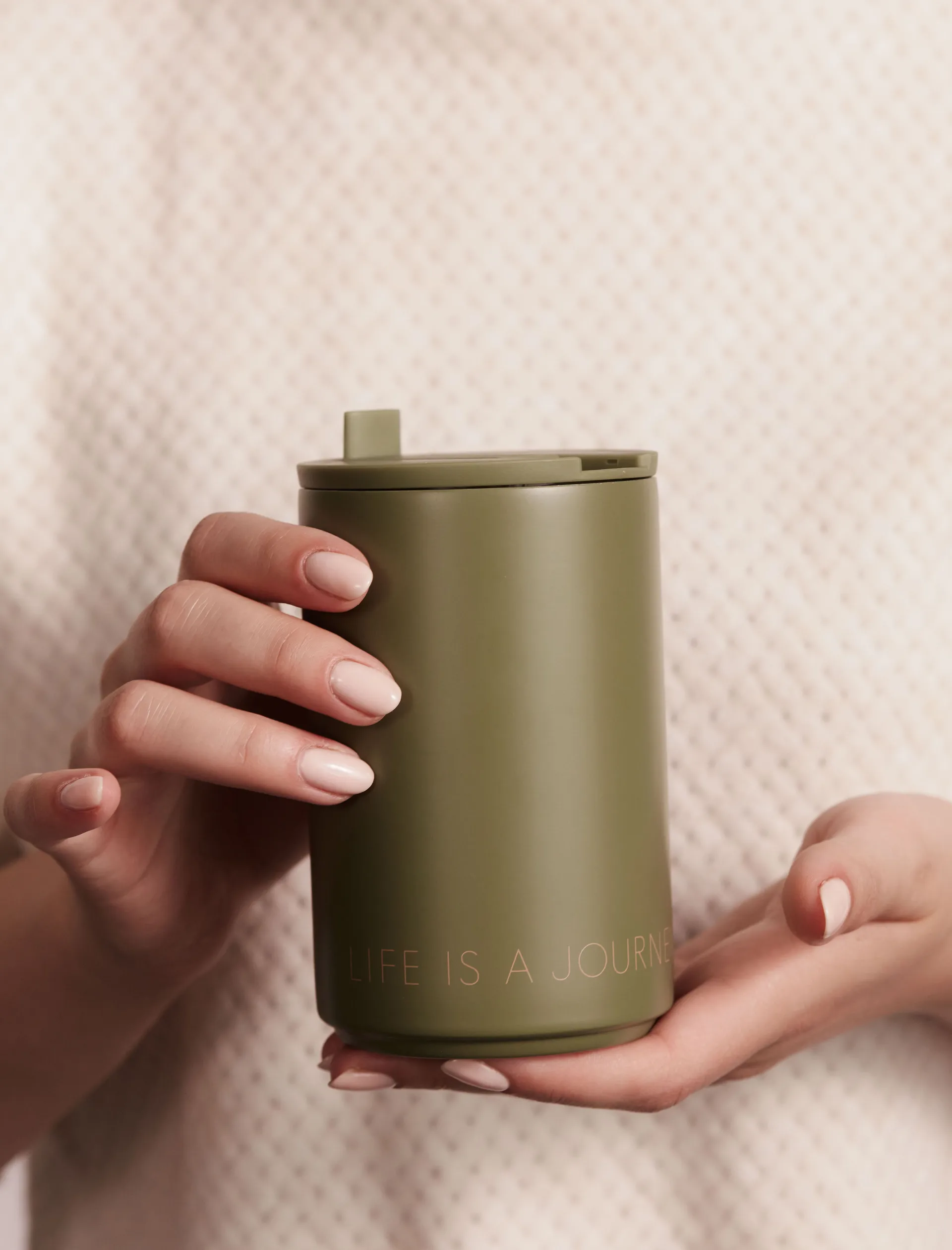 Taza termo Design Letters, Forest green Design Letters