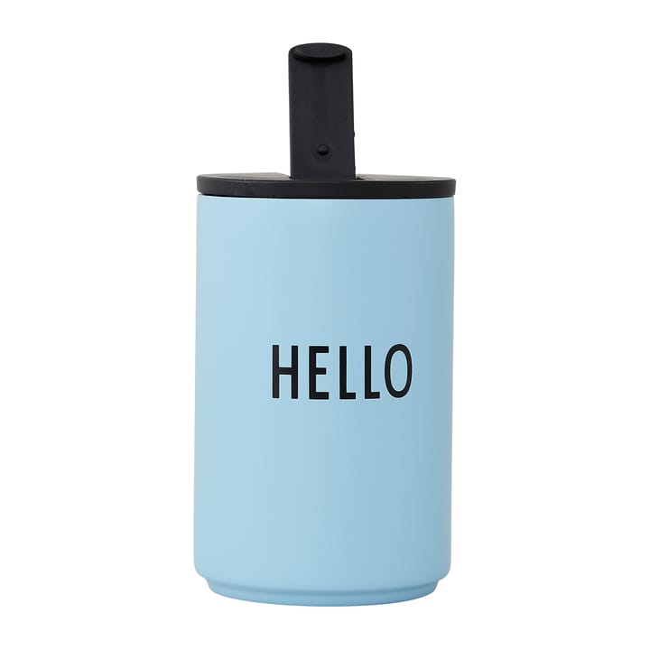 Taza termo Design Letters - Light blue-hello - Design Letters