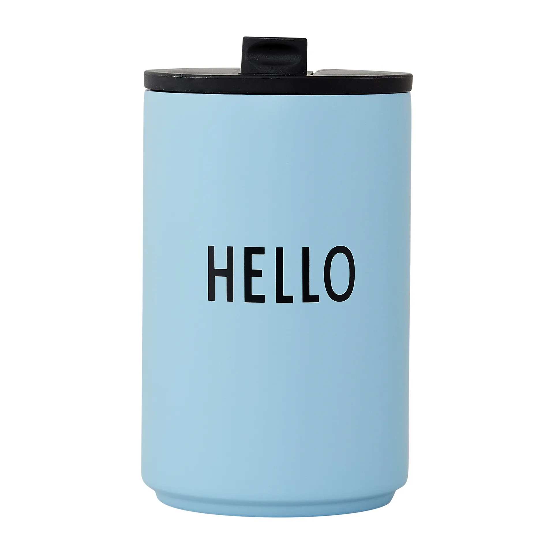 Taza termo Design Letters, Light blue-hello Design Letters