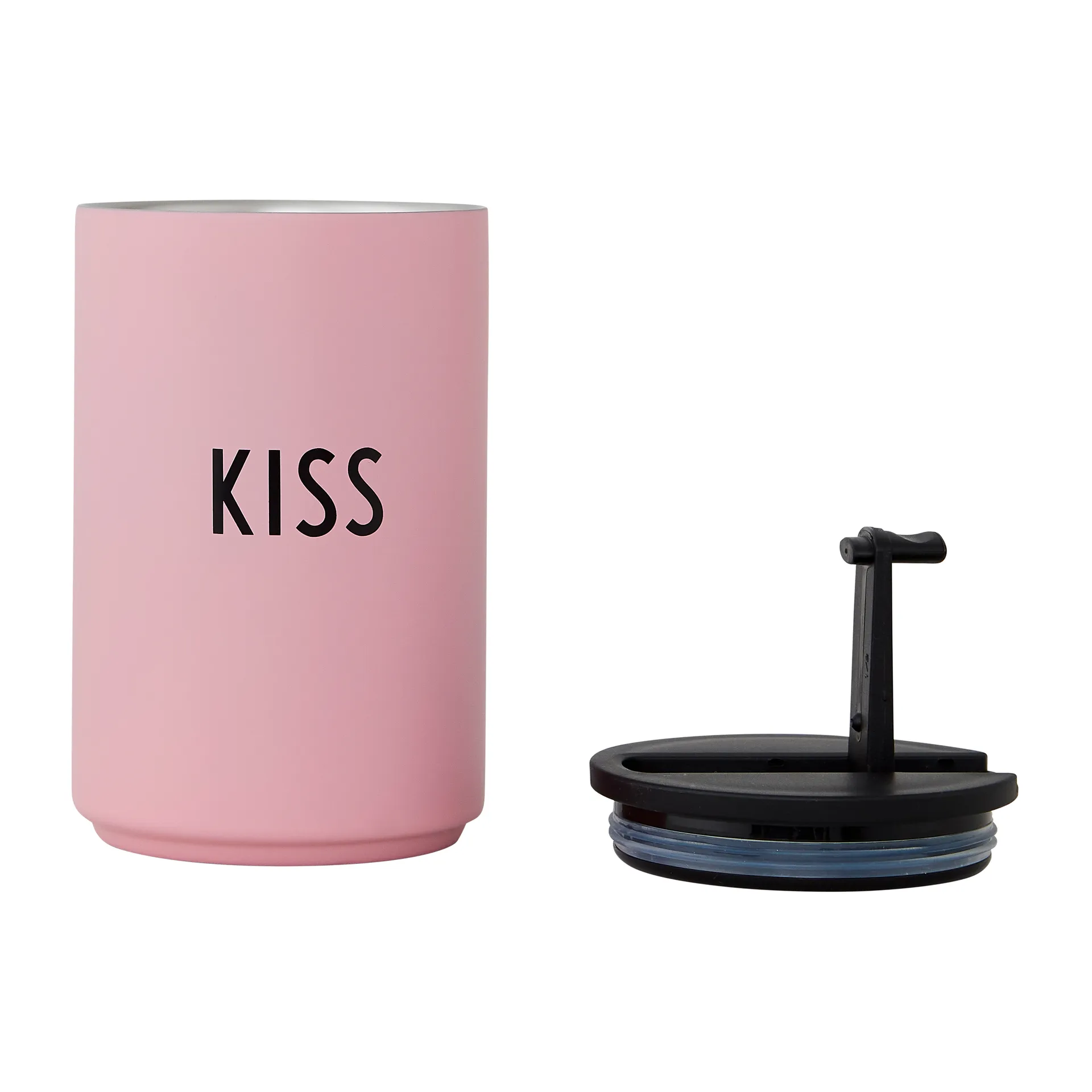 Taza termo Design Letters, Pink-kiss Design Letters