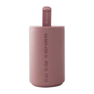 Taza termo Design Letters - To Go (ash rose) - Design Letters