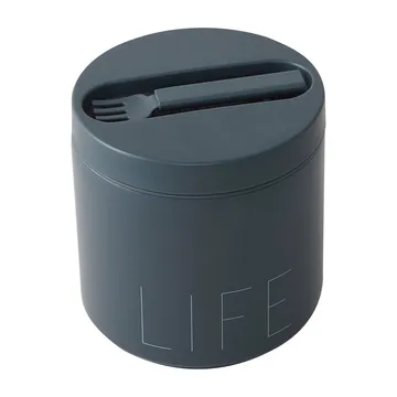 Termo grande Design Letters - Life-Royal blue - Design Letters