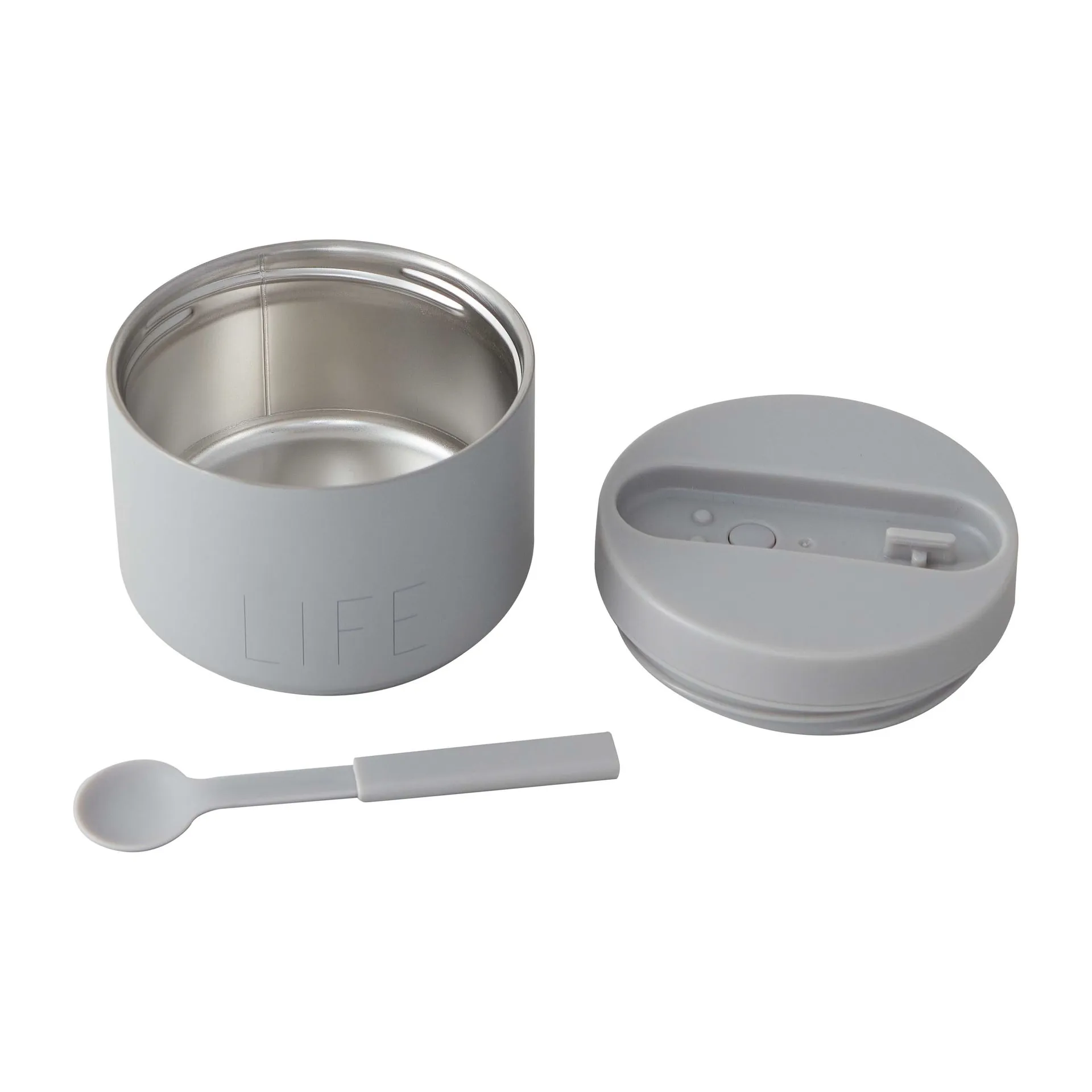 Termo pequeño Design Letters, Life-Grey Design Letters