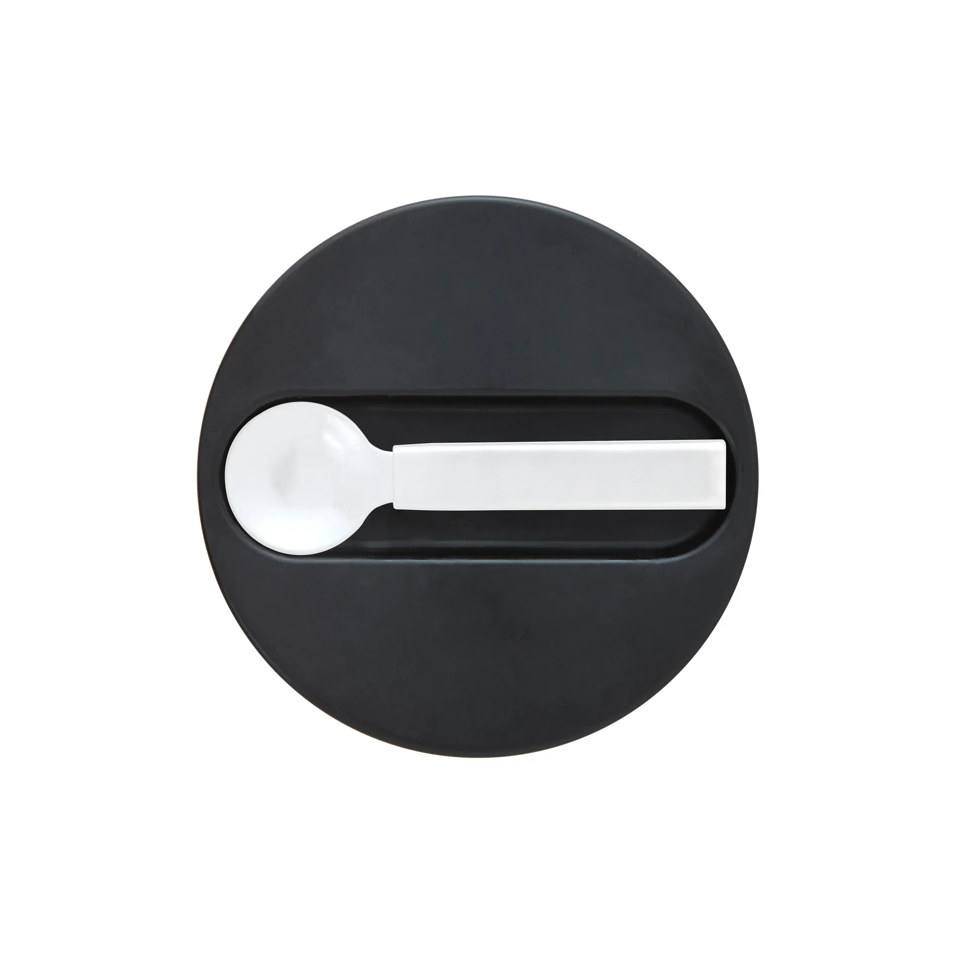 Termo pequeño Design Letters, negro-blanco Design Letters