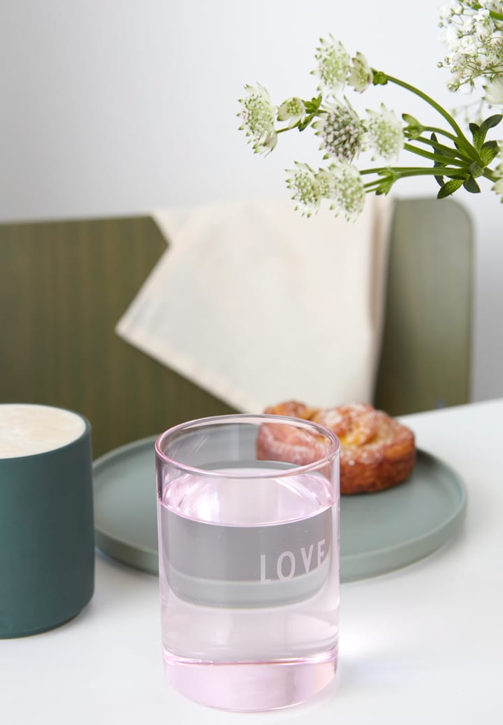 Vaso favorito Design Letters 35 cl, Love-rose Design Letters