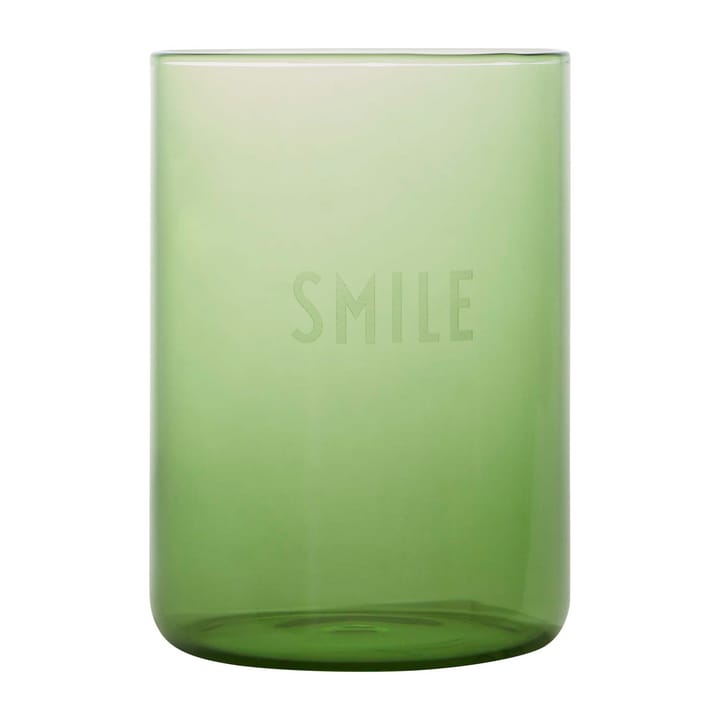 Vaso favorito Design Letters 35 cl - Smile-green - Design Letters