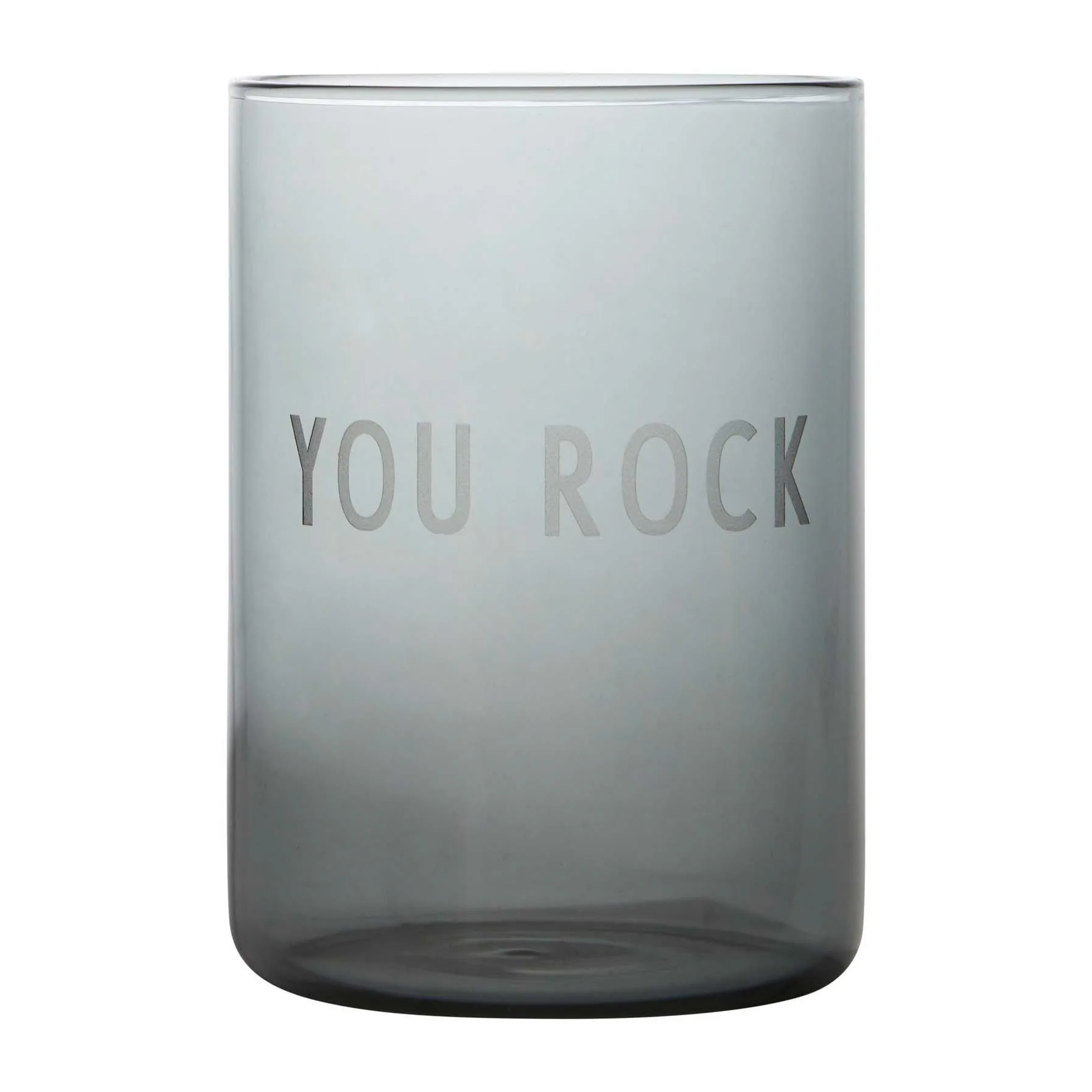 Vaso favorito Design Letters 35 cl, You rock-black Design Letters