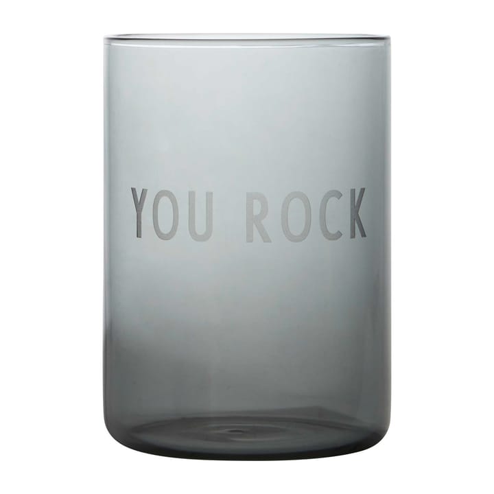 Vaso favorito Design Letters 35 cl - You rock-black - Design Letters