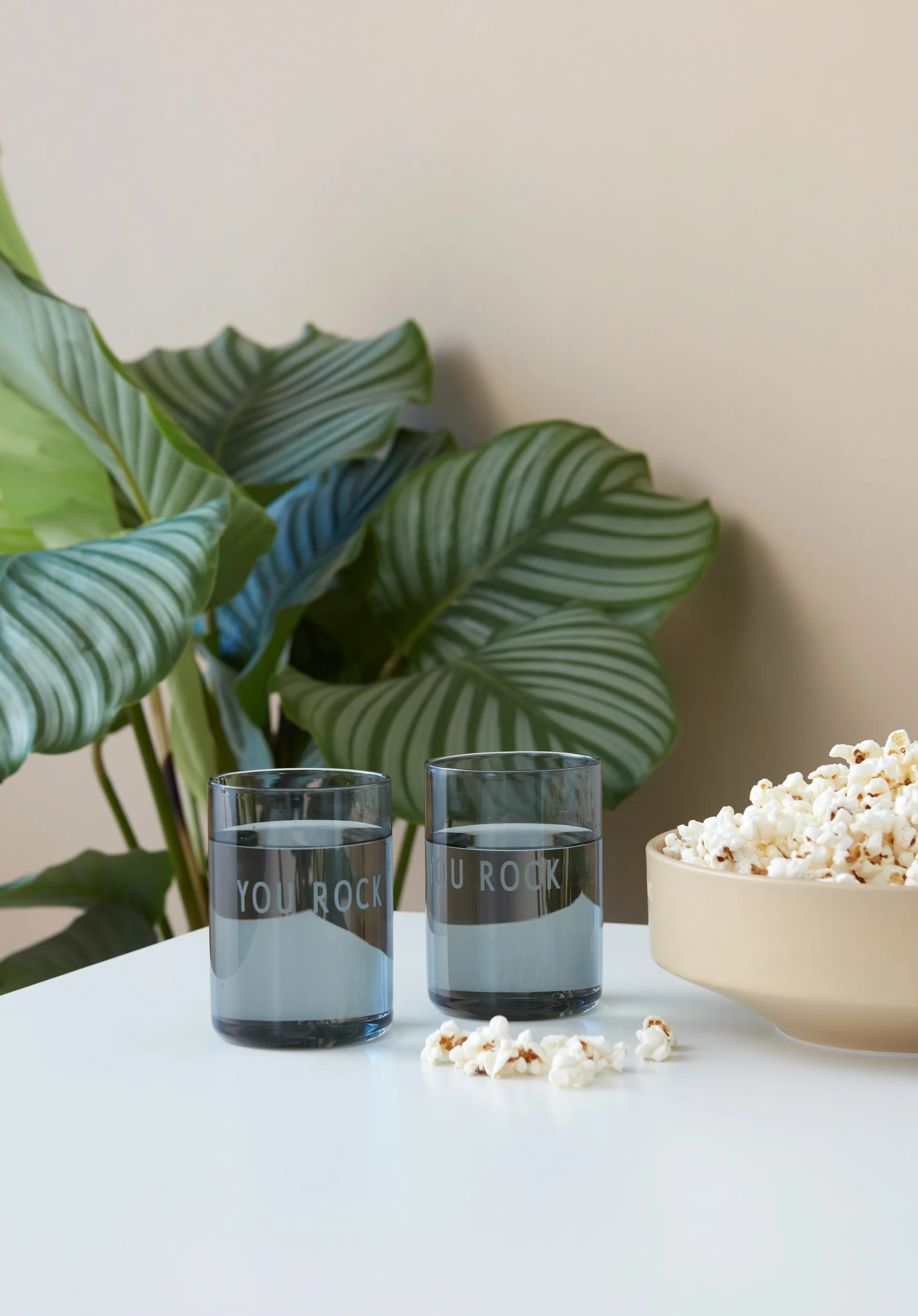 Vaso favorito Design Letters 35 cl, You rock-black Design Letters