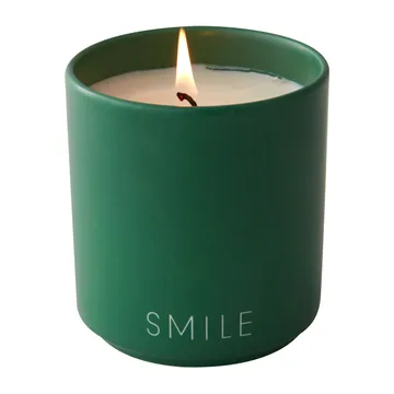 Vela perfumada Design Letters Ø8 cm - Smile-grass green - Design Letters