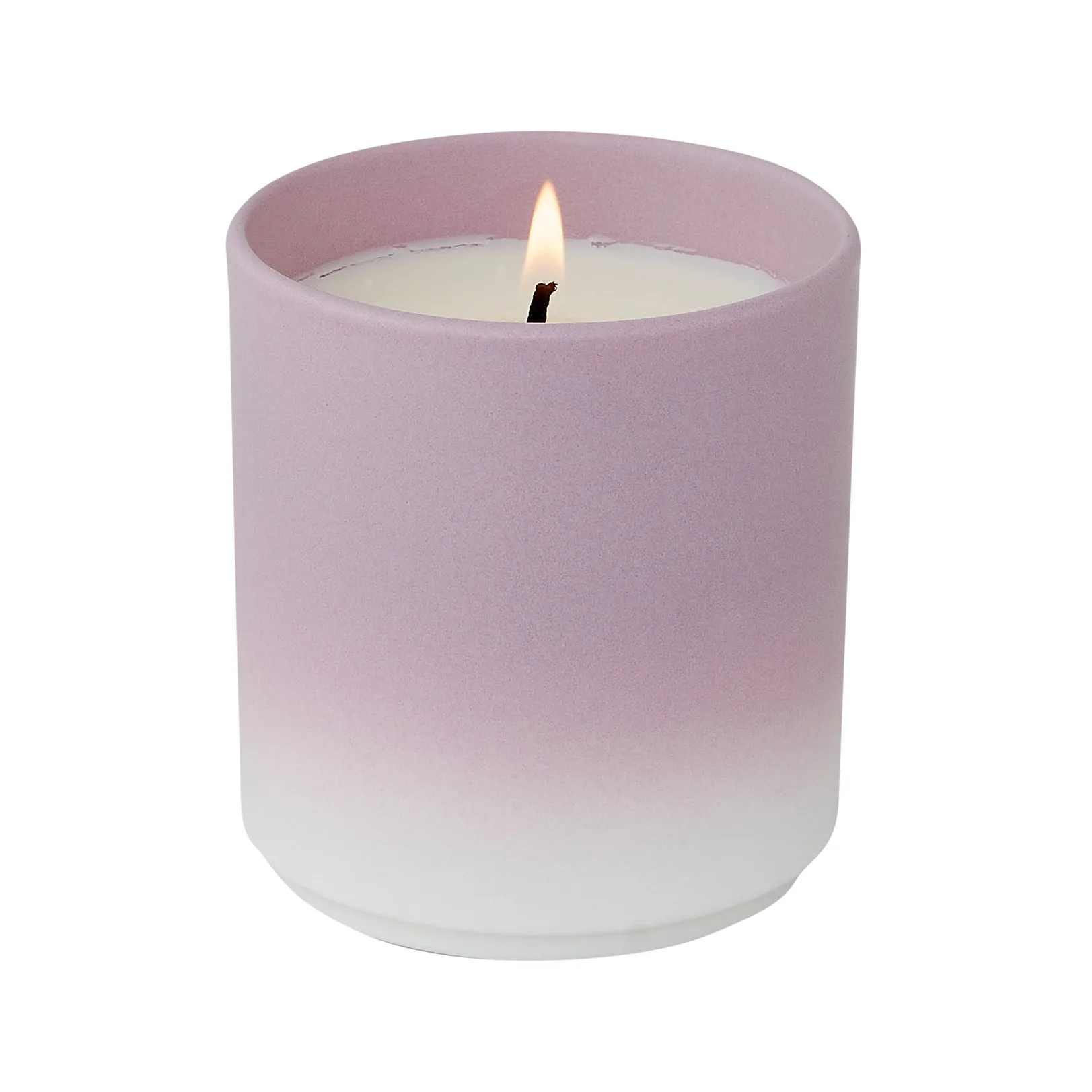 Vela perfumada Design Letters dip dye Ø8 cm, Lavender Design Letters