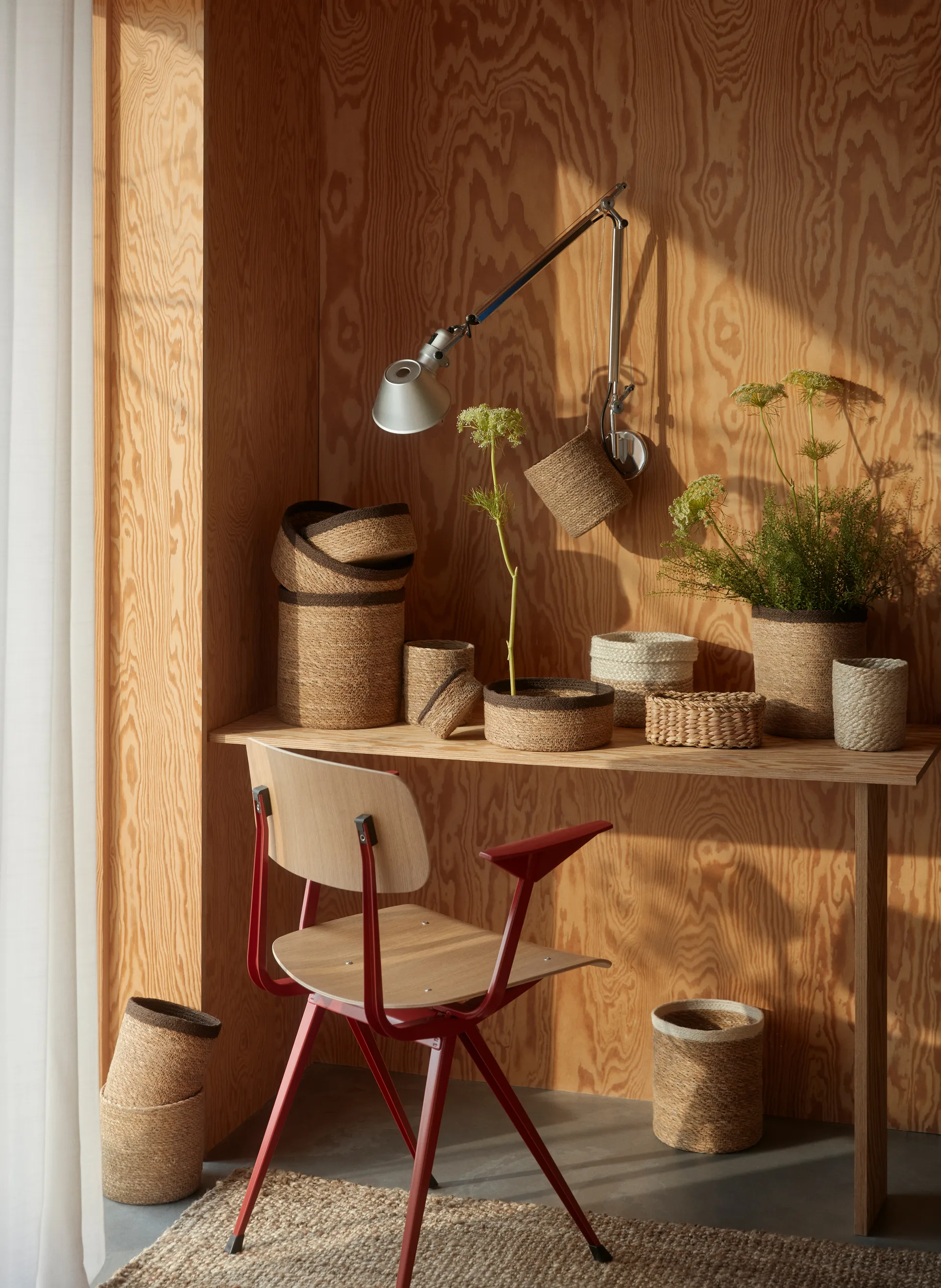 3 Cestas para pan Emil, Natural-marrón Dixie