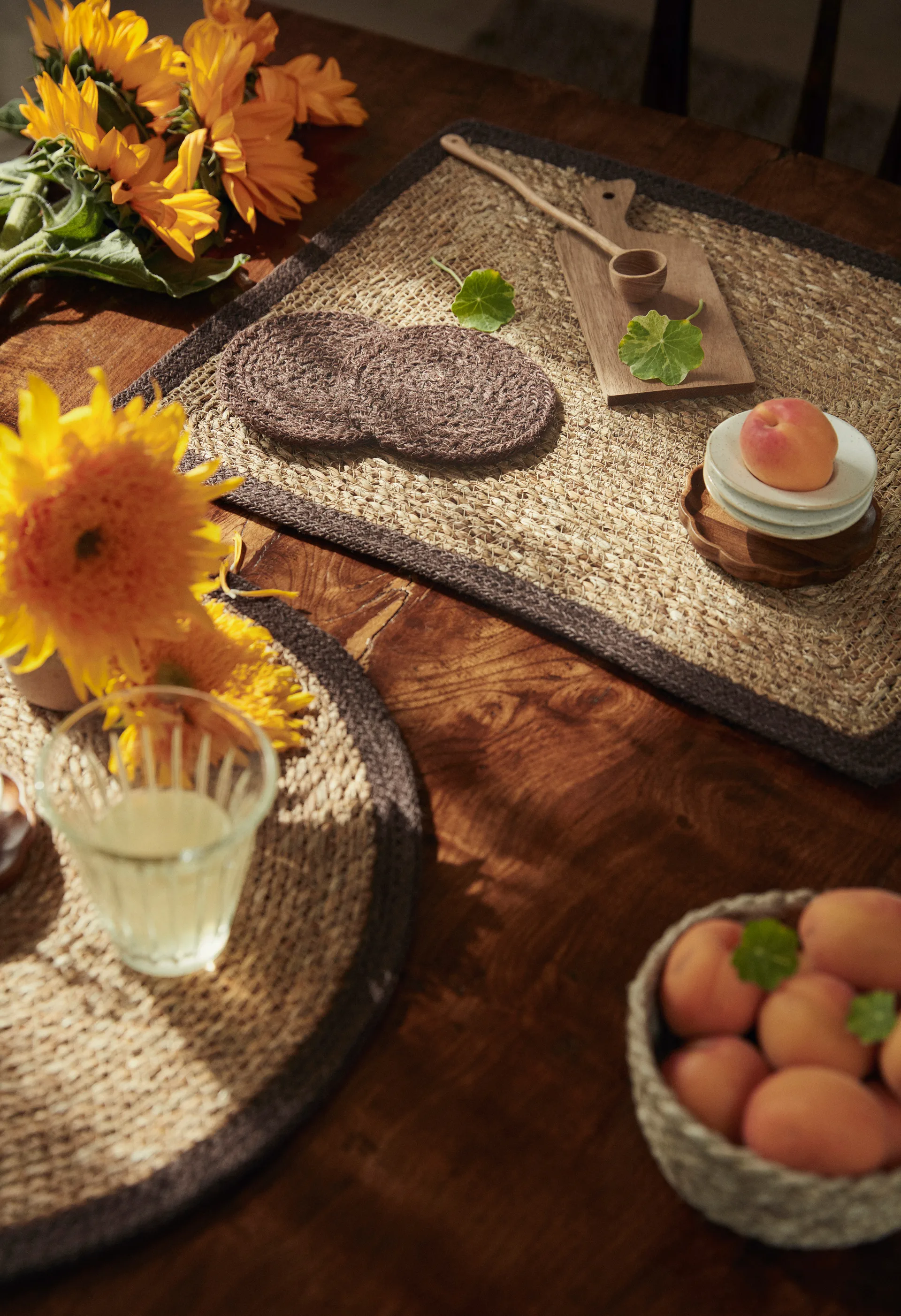 6 Posavasos Ella Ø10,5 cm, Pure brown Dixie