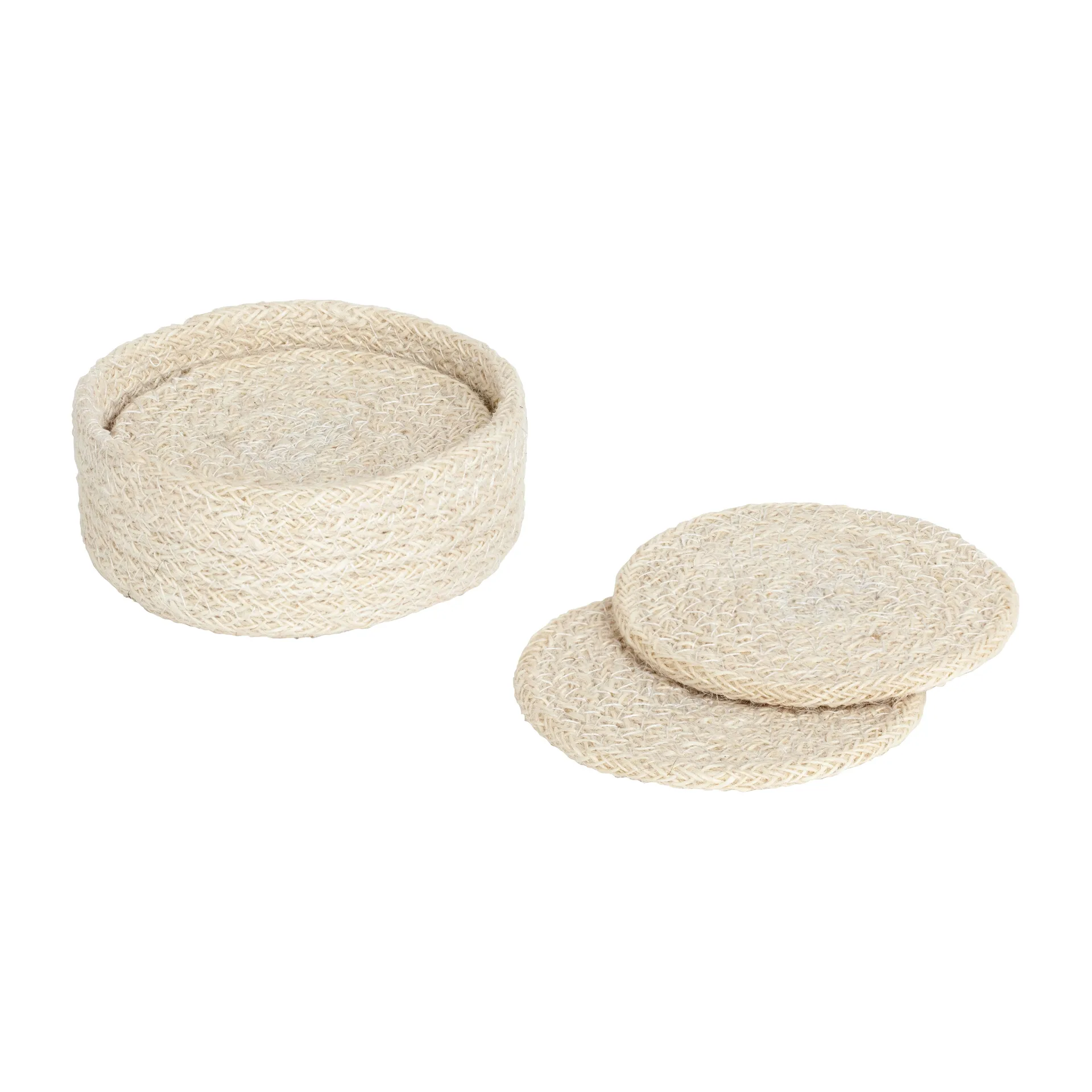 6 Posavasos Ella Ø10,5 cm, Pure white Dixie