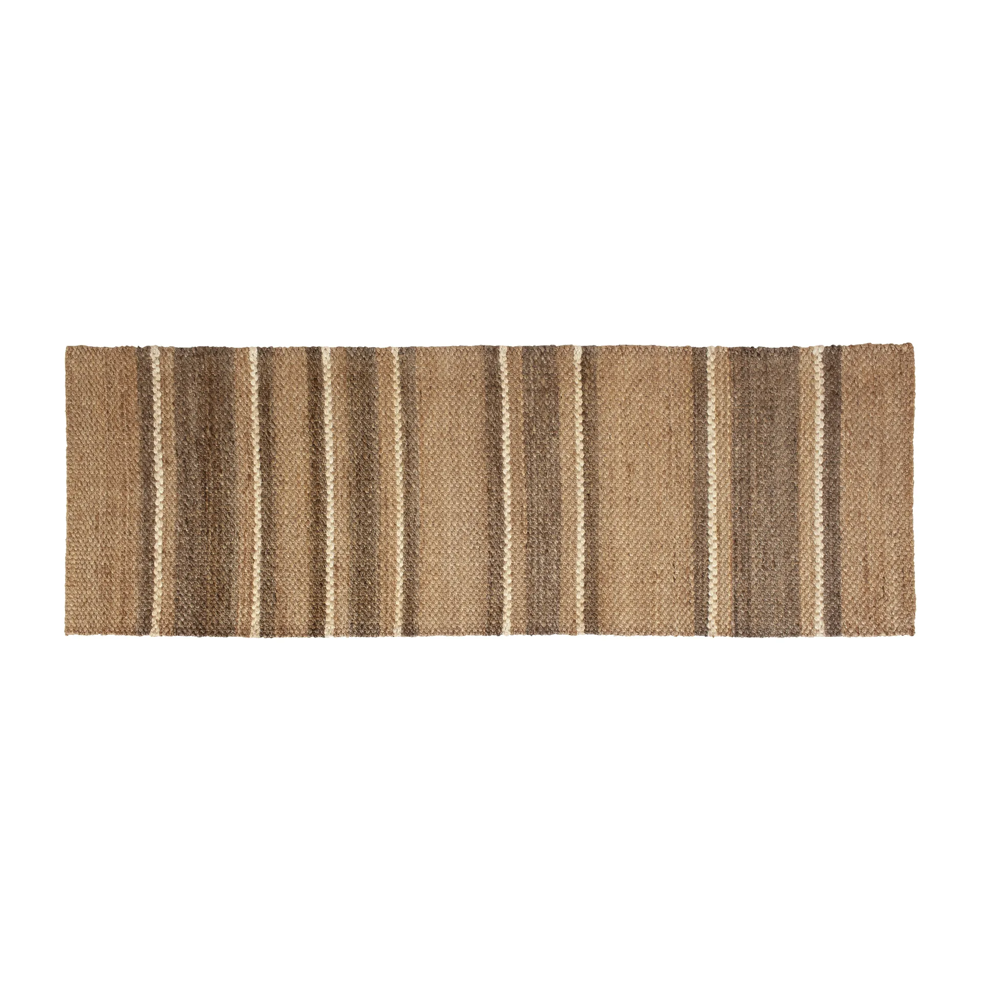 Alfombra de yute Fanny striped, Natur, 80x250 cm Dixie