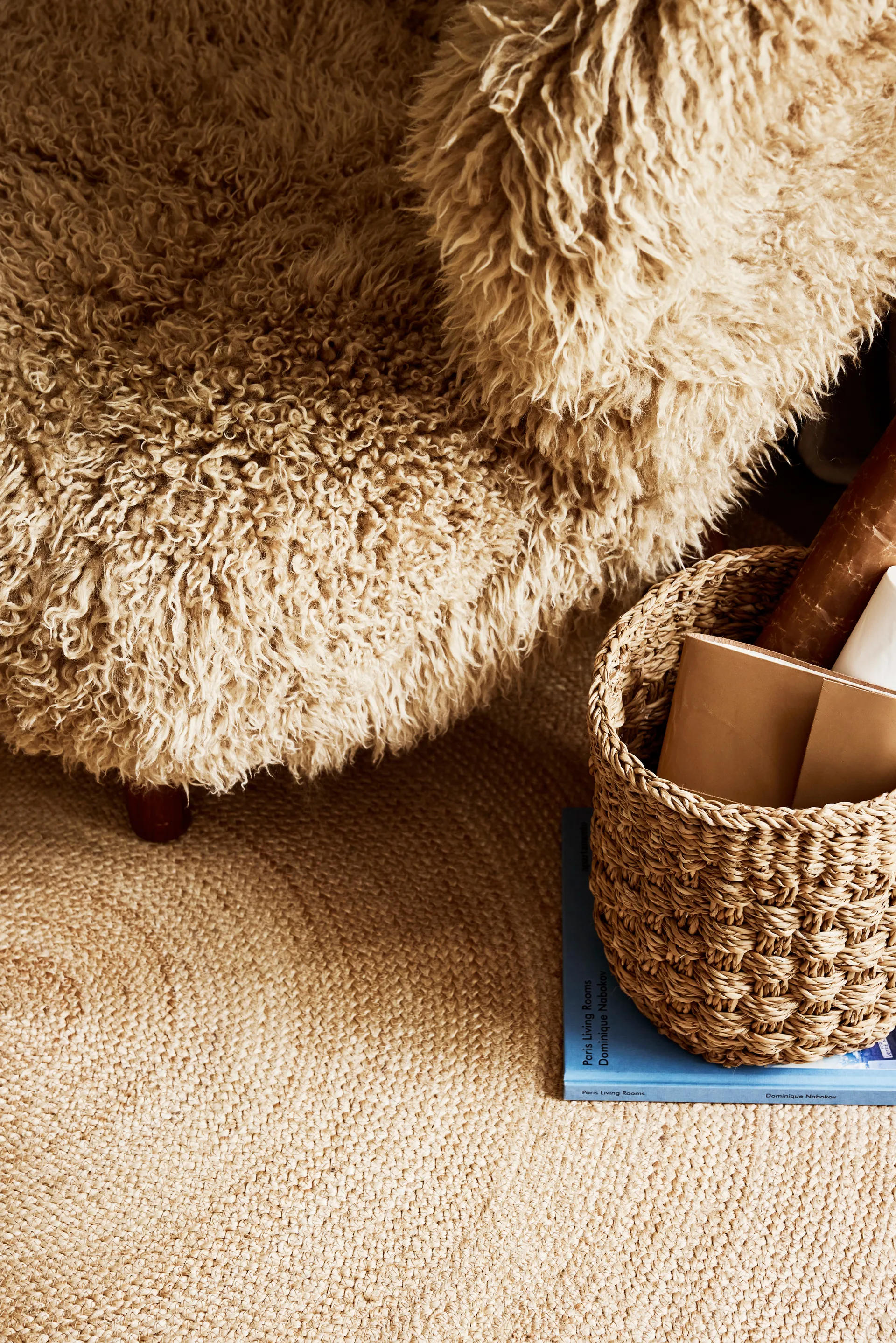 Alfombra Elin natural, Ø125 cm Dixie