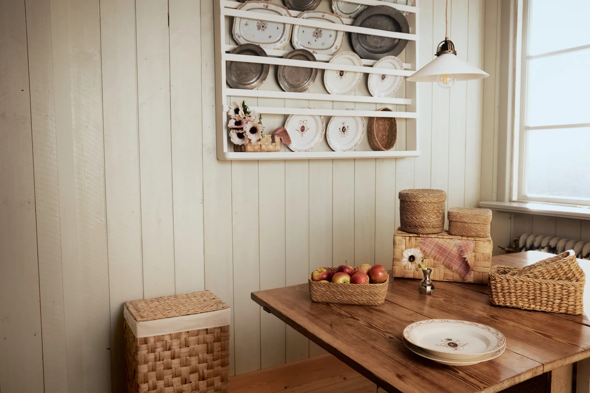 Caja de almacenamiento Emil, 3 piezas, Natural Dixie